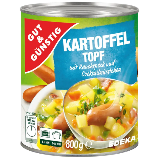 G+G - Potato Soup - 800 g can / Kartoffelsuppe