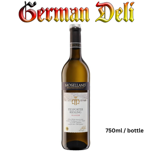 Moselland Piesporter - Riesling 2017 Medium Dry - 750 ml btl / Riesling halbtrocken