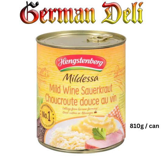 Hengstenberg - Mildessa Cabbage Sour - 810 g can / Sauerkraut