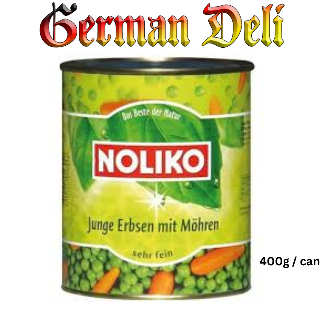 Noliko - Erbsen &amp; Karotten Extra Young - 400 g Dose / Erbsen &amp; Möhren sehr fein