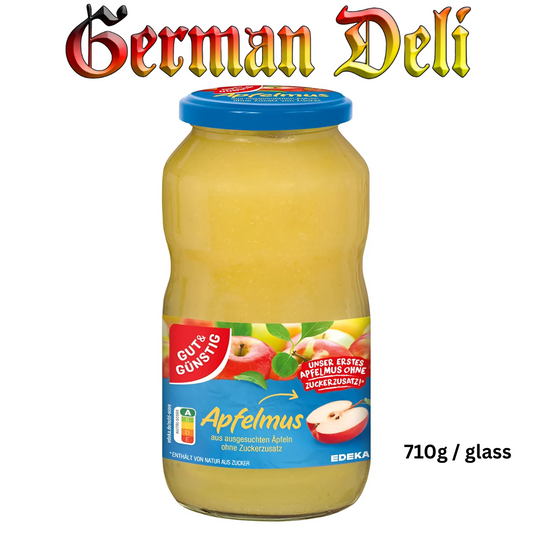 G+G - Apple Sauce - 710 g glass / Apfelmus