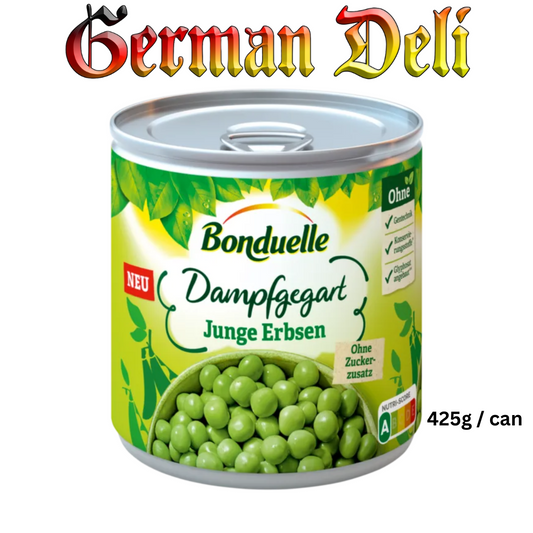 Bonduelle - Dampfgegart Junge Erbsen 425g