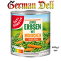 G+G - Peas & Carrots Extra Young 800 g can / Erbsen & Möhren sehr fein