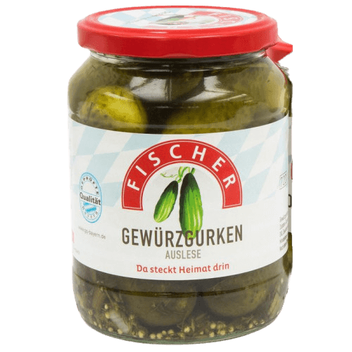 Fischer - Pickles - 670 g glass / Gewuerzgurken