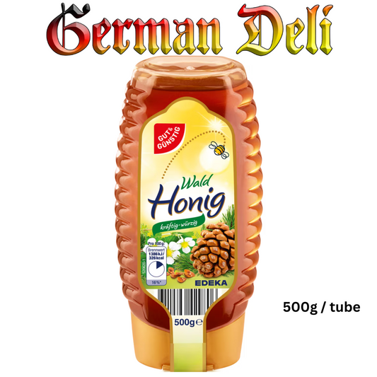 G+G Forest Honey - 500g / Wald Honig Kräftig- Wurzig tube