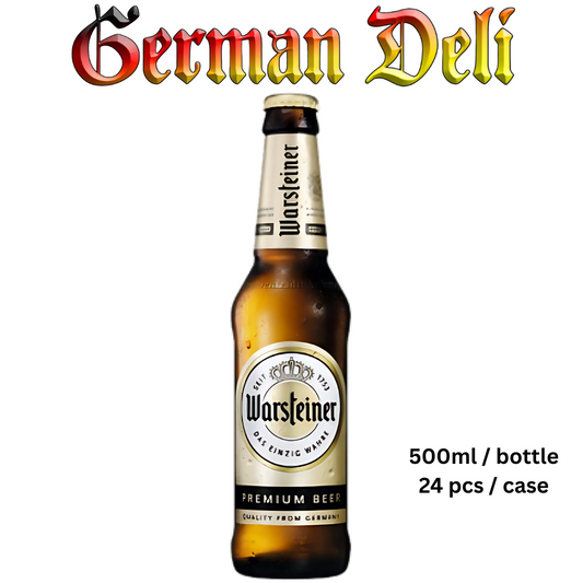 Warsteiner - Pils Beer - 500ml btl / 24 per case/ Premium Beer