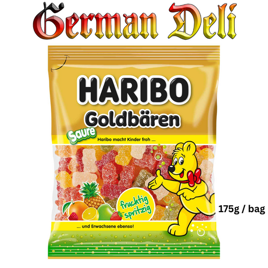 Haribo - Sour Gold Bear - 175 g / Saure Goldbaeren