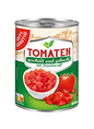 G+G - Tomatoes Minced in Tomato Juice - 400 g / Pizzatomaten in saft