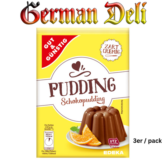 G+G - Pudding Powder Chocolate 3ER - Pudding Pulver Schoko