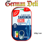 G+G Sardinen Chili / Sardines with Chili in sunflower oil 125g