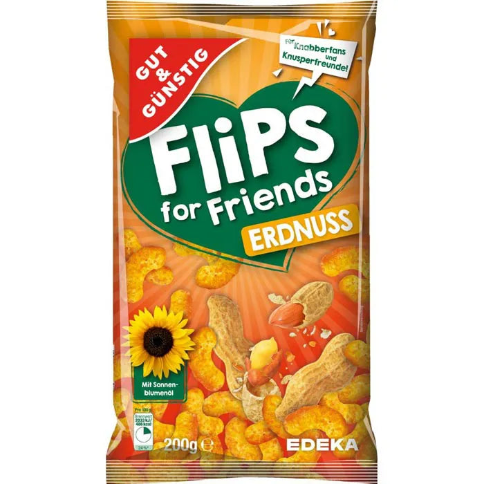 G&G Flips for Friends Erdnuss 200g