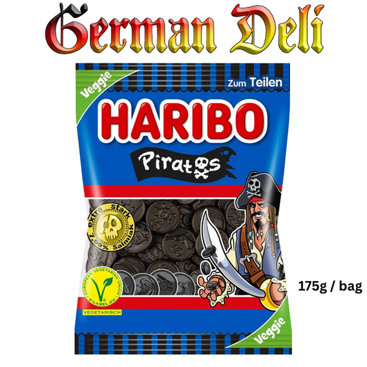 Haribo Piratos / Liquorice Pirates 175g