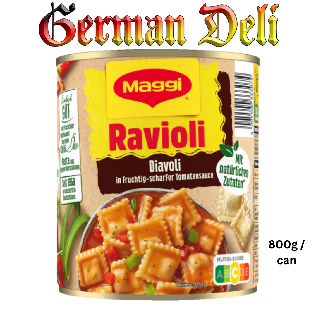 Maggi - Ravioli in Fruity -Spicy Tomato sauce - 800 g / Diavoli