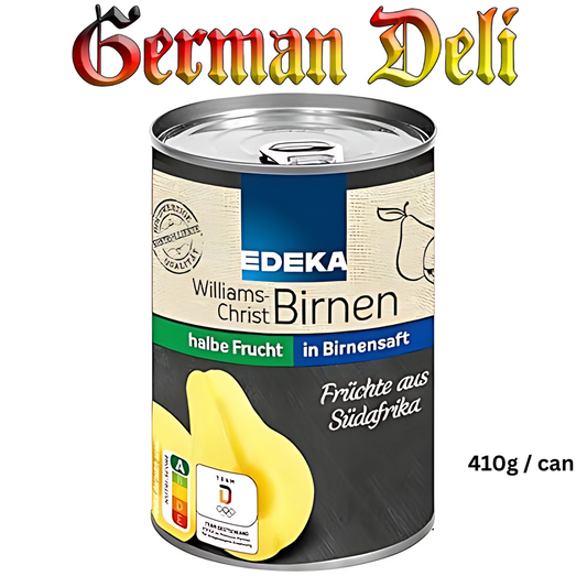 Edeka - Pears Half fruit - 410 g / Williams Christ Birnen halve frucht