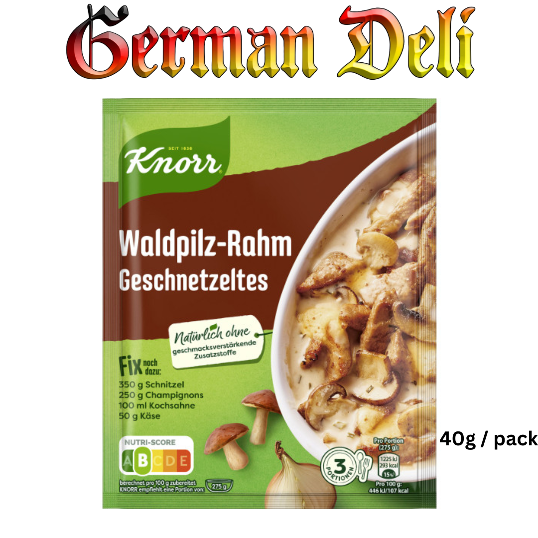 Knorr - Fix for Mushroom Cream Meat 40 g pck / Waldpilz Rahm Geschnetzeltes