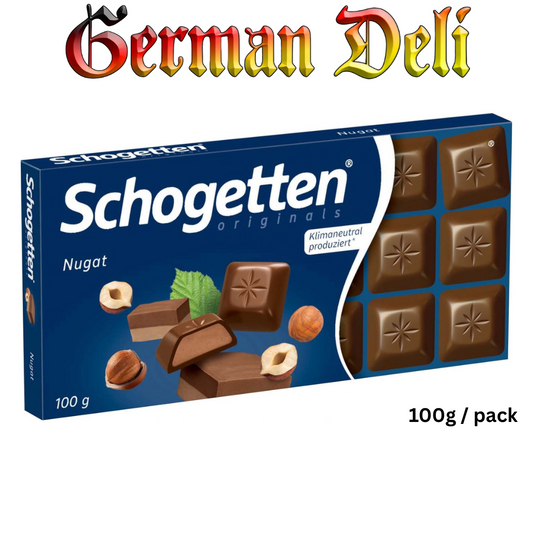 Schogetten - Nougat - 100g bar / Nugat