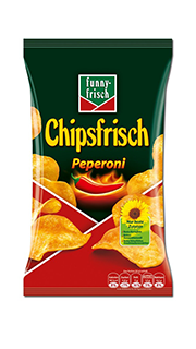 Funny Frisch - Pepperoni  - 150g / Potato Chips Pepperoni Style