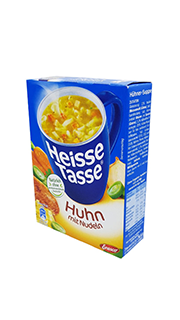 Heisse Tasse - Chicken Soup - 3erx42g/ Huhn mit Nudeln