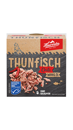 Hawesta - Tuna Fish with Chili - 100 g / Thunfisch Chili Wenig öl