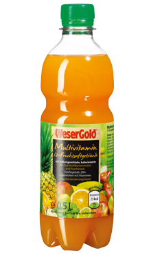 Wesergold - Multivitamin juice - 1L / Multivitamin saft 100%