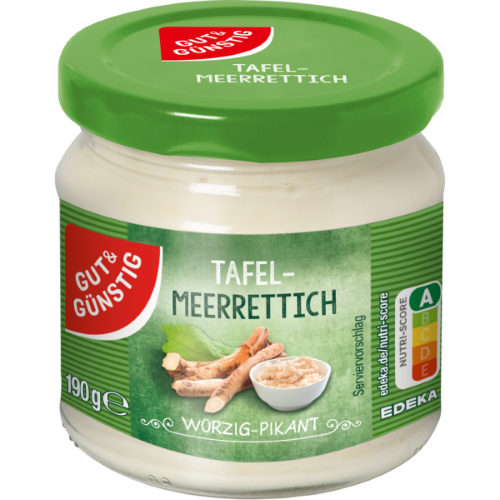 G+G Tafel Meerrettich / Table Horseradish 190g