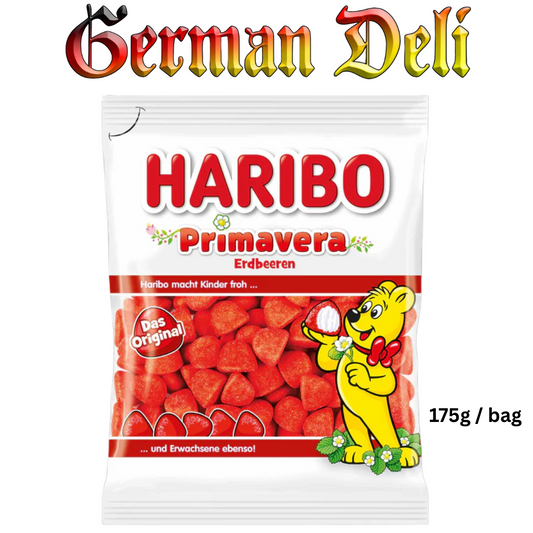 Haribo Primavera Erdbeeren / Jelly Fruit Foam Strawberries 175g