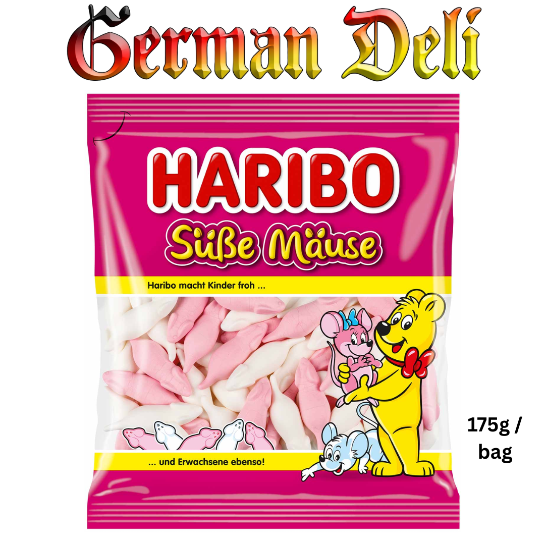 Haribo Suesse Mäuse / Jelly Sweet Mice 175G