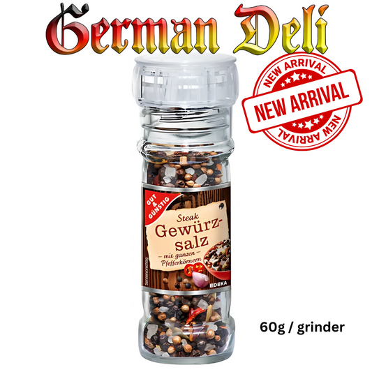 G+G Steak Gewürz Salz Mühle / Steak Salt in Mill 60g