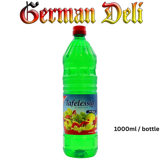 G+G Tafelessig aus Branntwein 5% Säure / Table Vinegar made from Brandy 5% acidity 1L