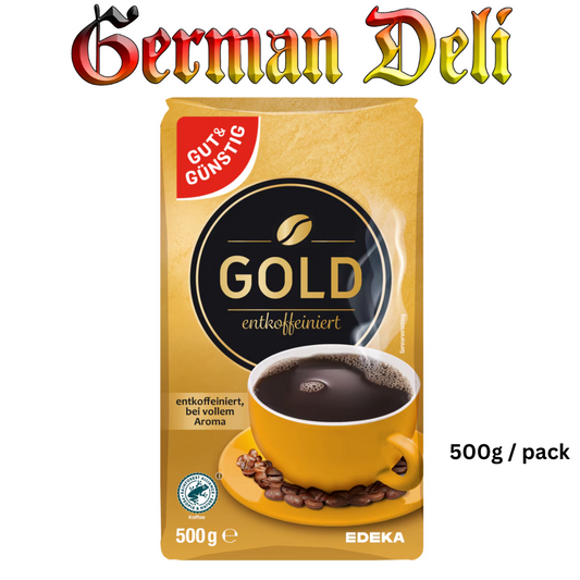 G&G Röstkafee Gold Entcofeeiniert / Ground Cofee Caffeine Free 500G