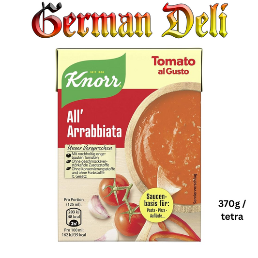 Knorr Tomato Al Gusto All' Arrabbiata sauce 370g