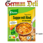 Knorr Suppen Rindfleisch Suppe mit Nudeln 3T