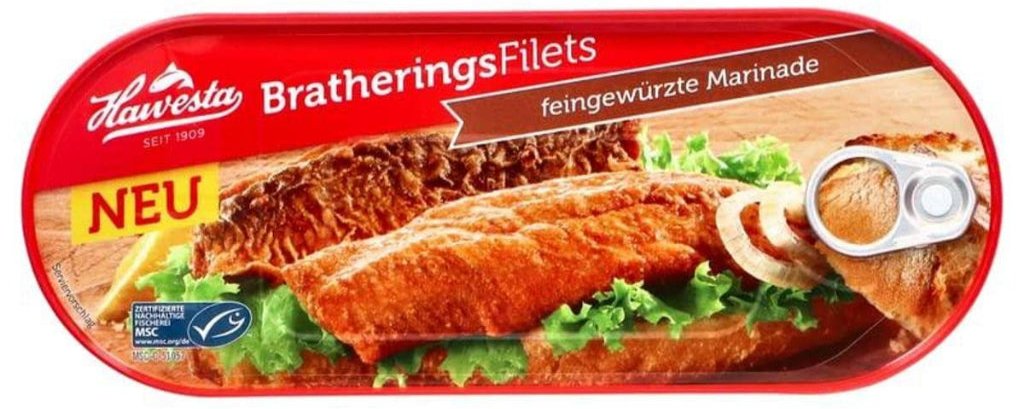 Hawesta - Bratheringsfilets Feingewurzte Marinade 325g