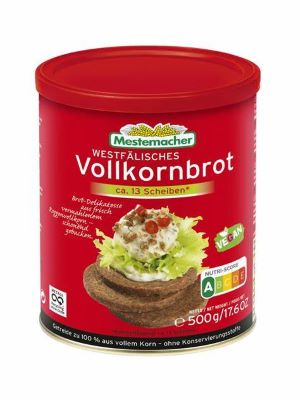 Mestemacher Vollkornbrot Dose / Can 500g