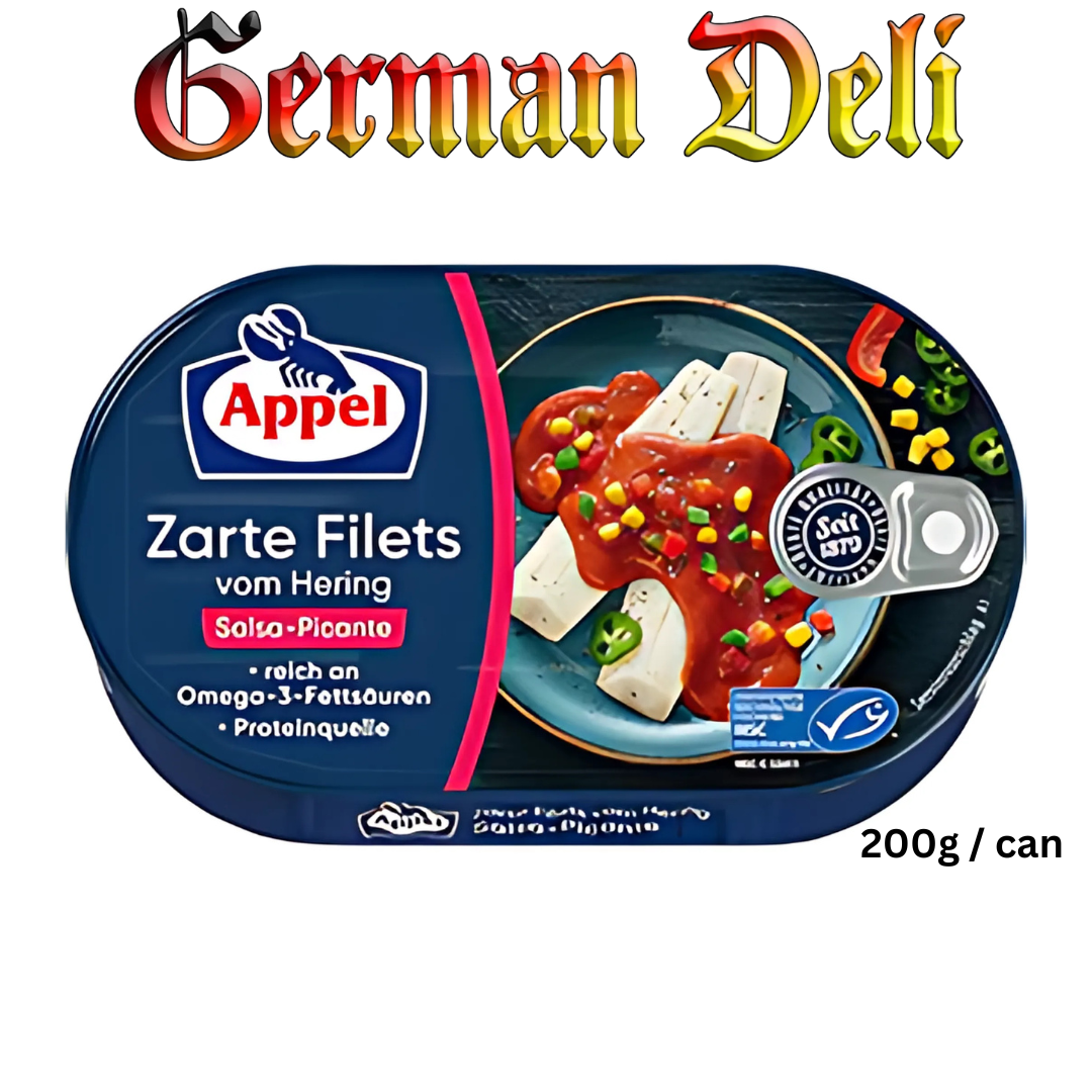 Appel Zarte Filets vom Hering Salsa - Picante / Tender Herring Fillets Salsa - Picante 200g