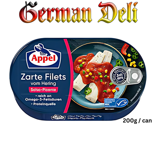 Appel Zarte Filets vom Hering Salsa - Picante / Tender Herring Fillets Salsa - Picante 200g