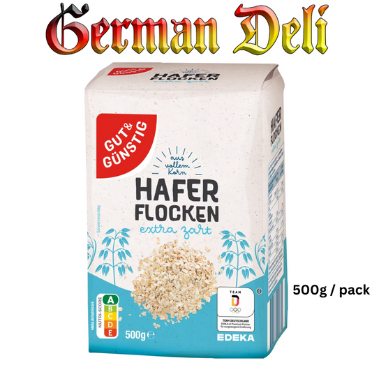 G+G Hafer Flocken Extra Zart / Oat Flakes extra tender 500g