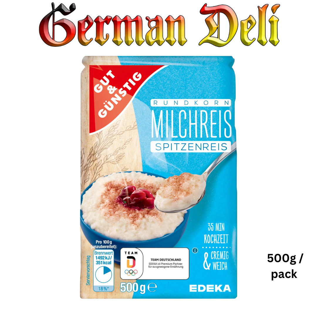 G+G Milchreis Spitzenreis / Milchreis Rundkorn 500g