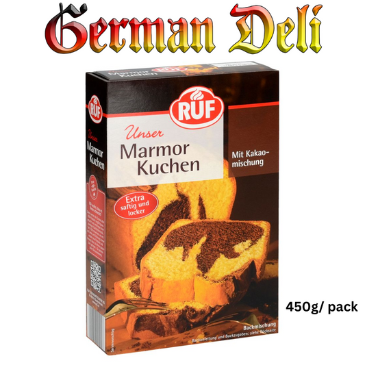 Ruf Unser Marmor Kuchen mit Cacao Mischung / Choco Marble cake mix 450g