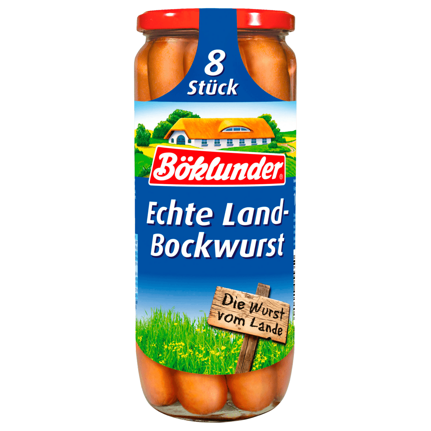 Böklunder Echte Land Bockwurst / Real Country Bockwurst 540g