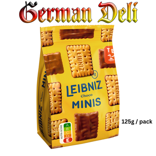 Bahlsen Leibniz Mini Schoko / Mini Butter Biscuits w/ chocolate 125g
