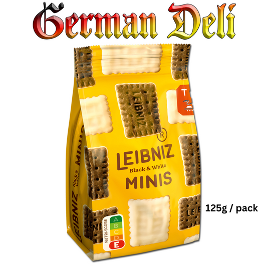 Bahlsen Leibniz Minis Black n' White / Mini choco biscuit w/ white chocolate 125g