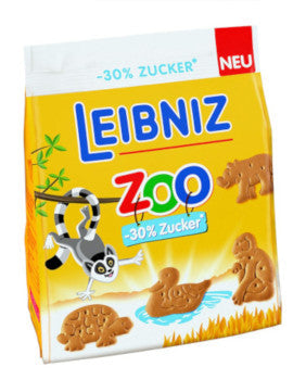 Bahlsen Leibniz zoo Weing zucker / Butter biscuits zoo low sugar 125g