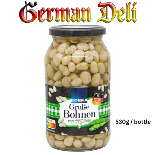 Edeka - Big White Beans - 530g / Große Weiße Bohnen