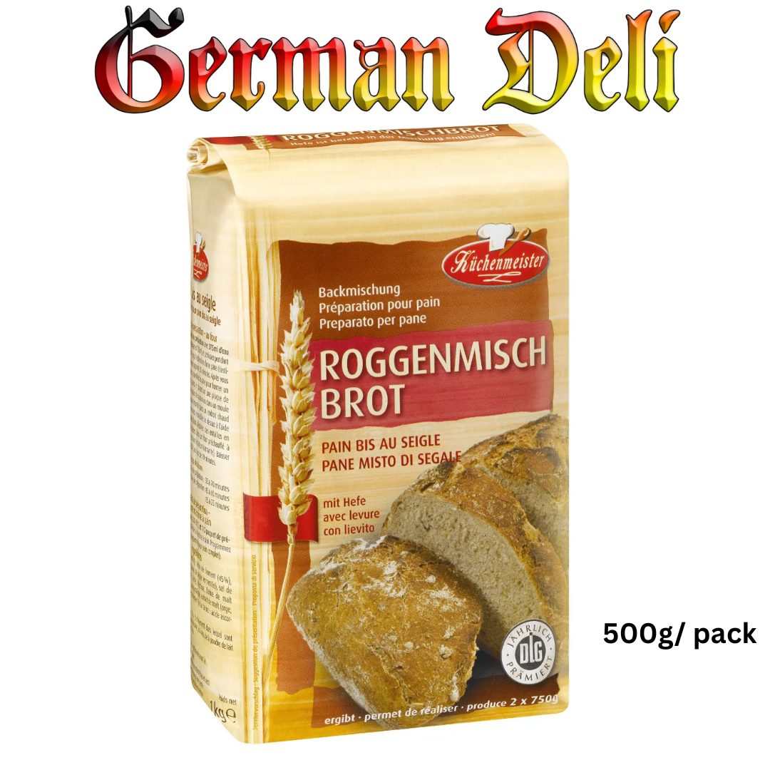 Kuechenmeister Backmischung Roggenbrot / Rye Bread Baking mix 500g