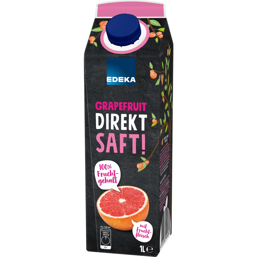 Edeka Direkt saft Grapefruit 100%/ direct juice grapefruit 100% 1L