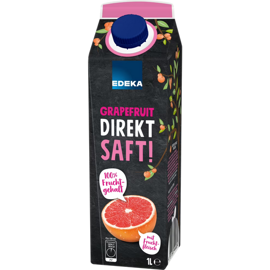 Edeka Direkt saft Grapefruit 100%/ direct juice grapefruit 100% 1L