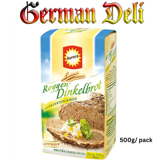 Aurora - Roggen Dinkel Brot Backmischung / Bread Making Mix Rye Spelt Bread 500g