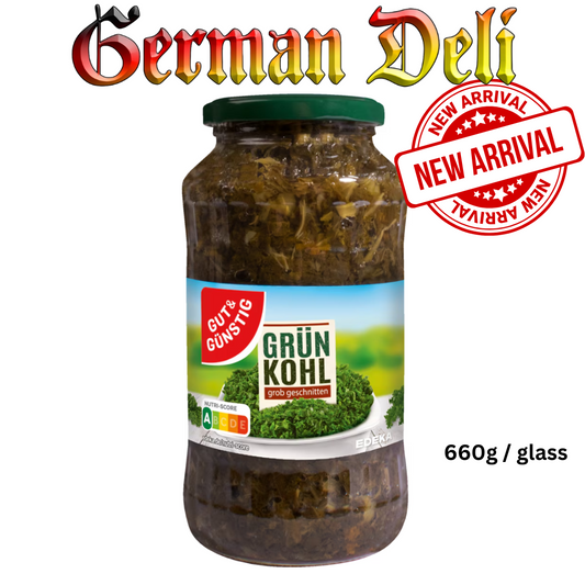 G+G Gruenkohl Grob Gehackt / Kale Minced 660g