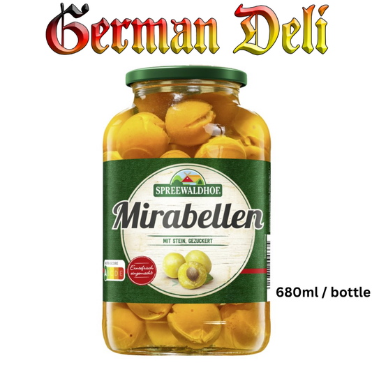 SPREEWALDHOF - MIRABELLEN MIT STEIN GEZUCKERT 680G